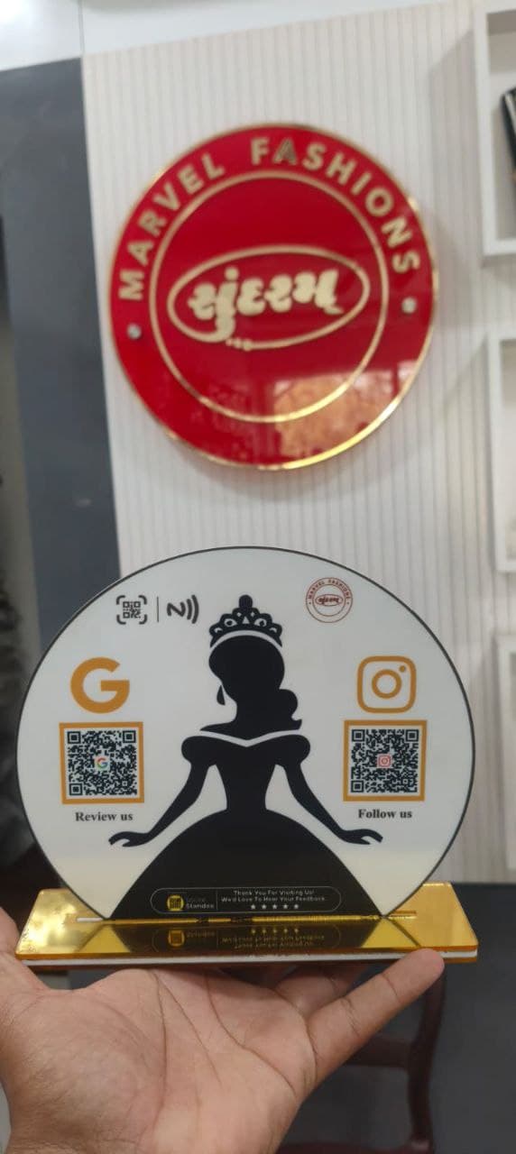 Marvel Fashions salon standee